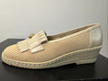 Ara Pumps Gr. 4 Beige Leder Absatzschuh