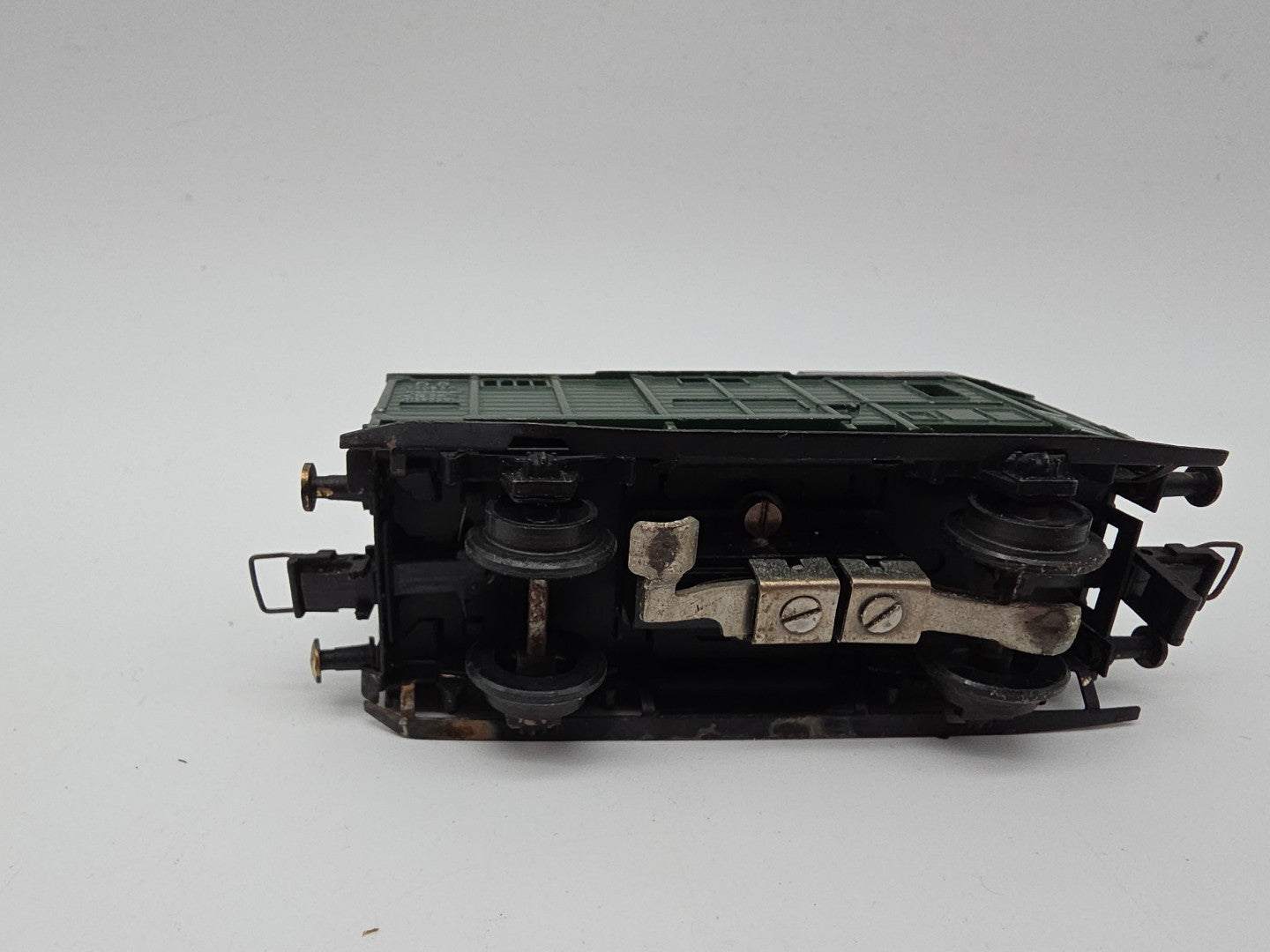  Spur H0 2Achs Packwagen  Modellbahn Zubehör Guter Zustand