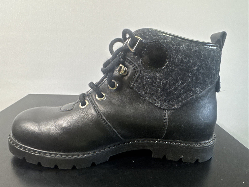 EWM Kinder Stiefel Gr. 32 Mädchen Leder Gefüttert