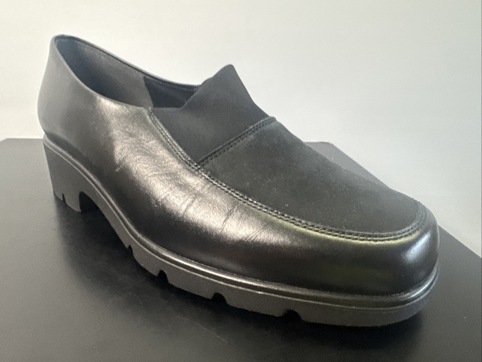 Gabor Damenschuh Gr. 4 / 36 Leder Halbschuh Slip On 