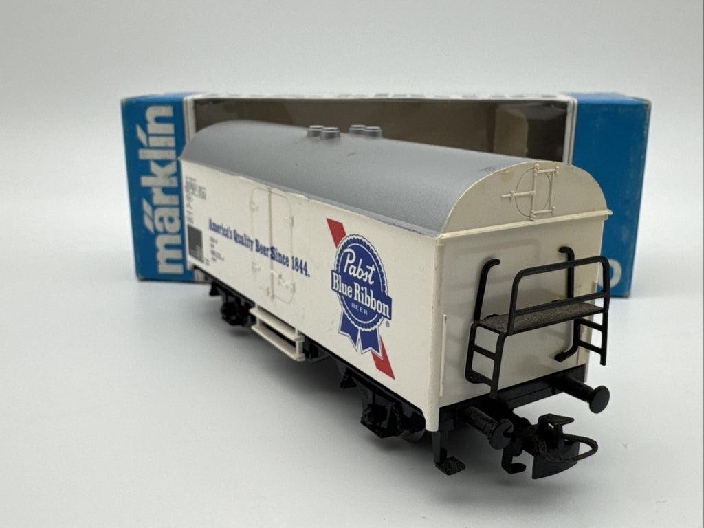 Märklin HO 4596 Güterwagen mit Werbung Pabst Blue Ribbon Beer  in OVP