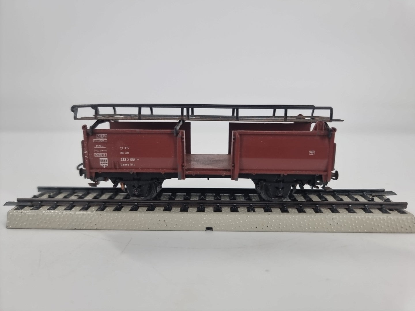 Märklin H0 4612 Güterwagen Autotransportwagen unbeladen 433 2 001-7 braun DB