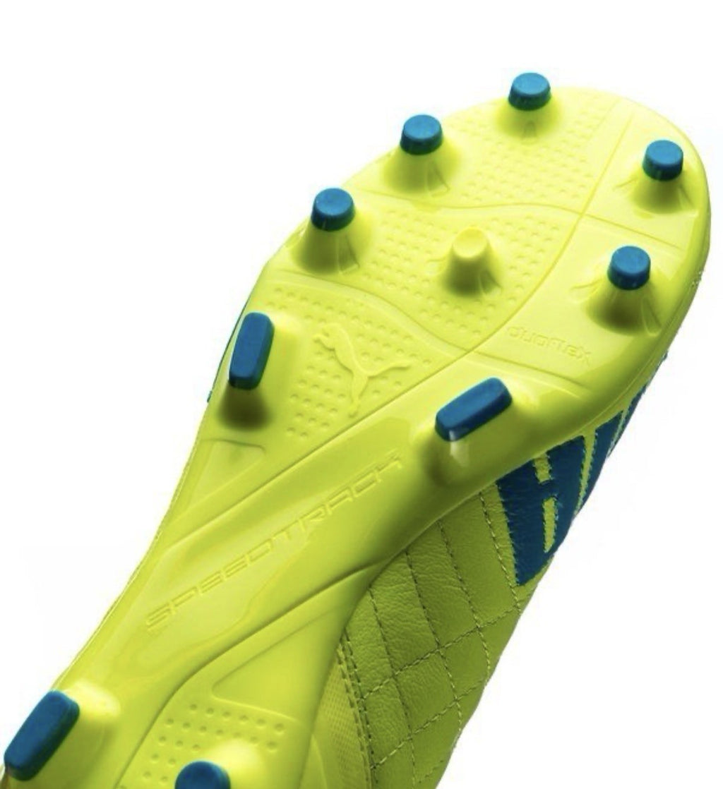Puma evoSPEED 3.4 Lth Fußballschuhe Gr. 46 UK 11 Herren Rasenschuh Fussball