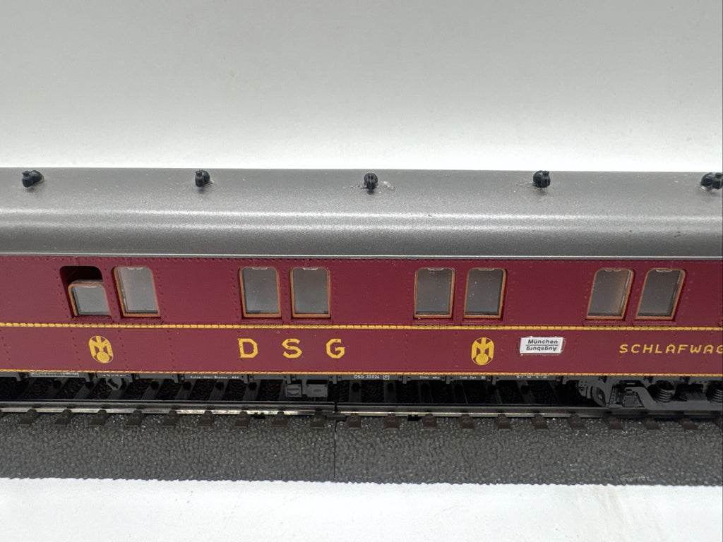 B02 Roco H0 Personenwagen 4292S DSG Schlafwagen Hecht #756