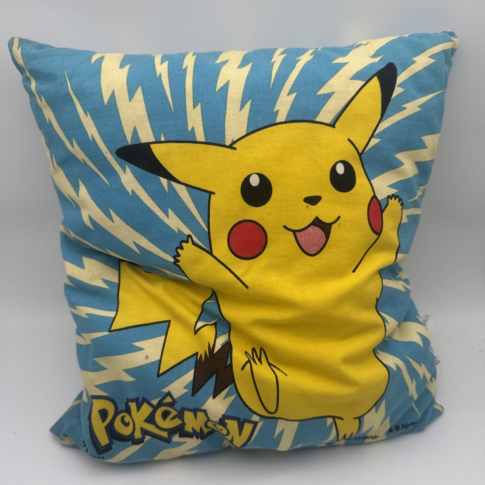 Vintage 1998 Pokémon Pikachu Nintendo Kopfkissen von BELLTEX