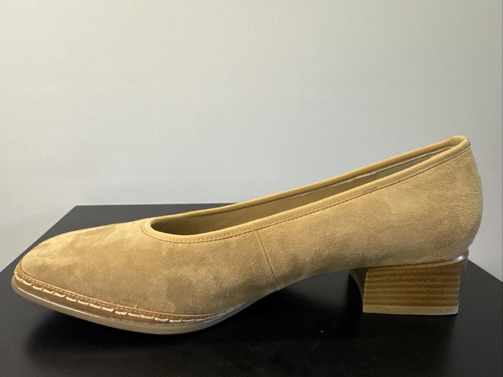 Ara Pumps Gr. 6 Braun Leder Absatzschuh