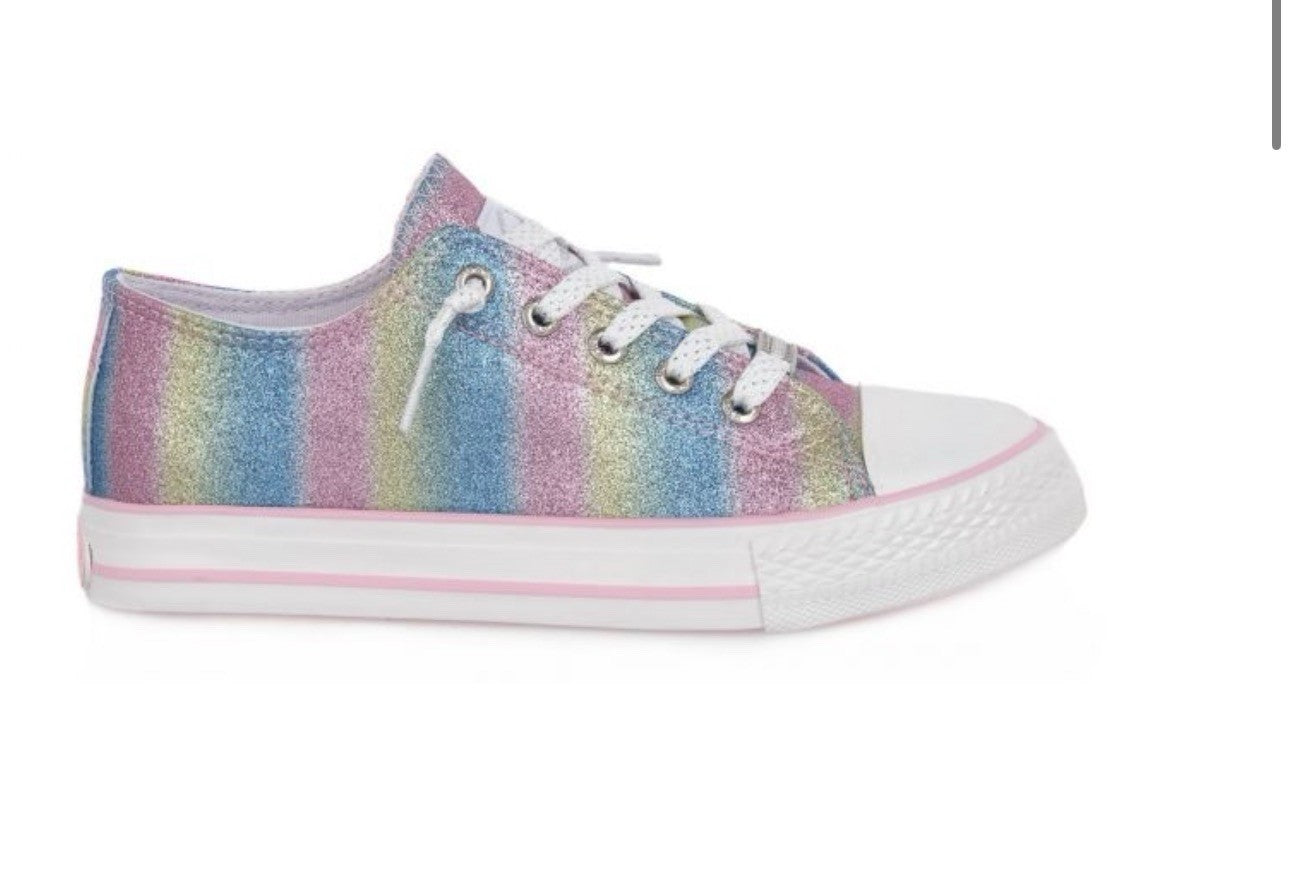 Dockers by Gerli Gr. 39 Low Top Silber Glitzer Sneaker Freizeitschuhe