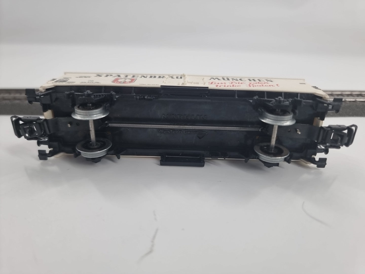 Märklin Bierwagen mit Brh Spatenbräu München weiß DB