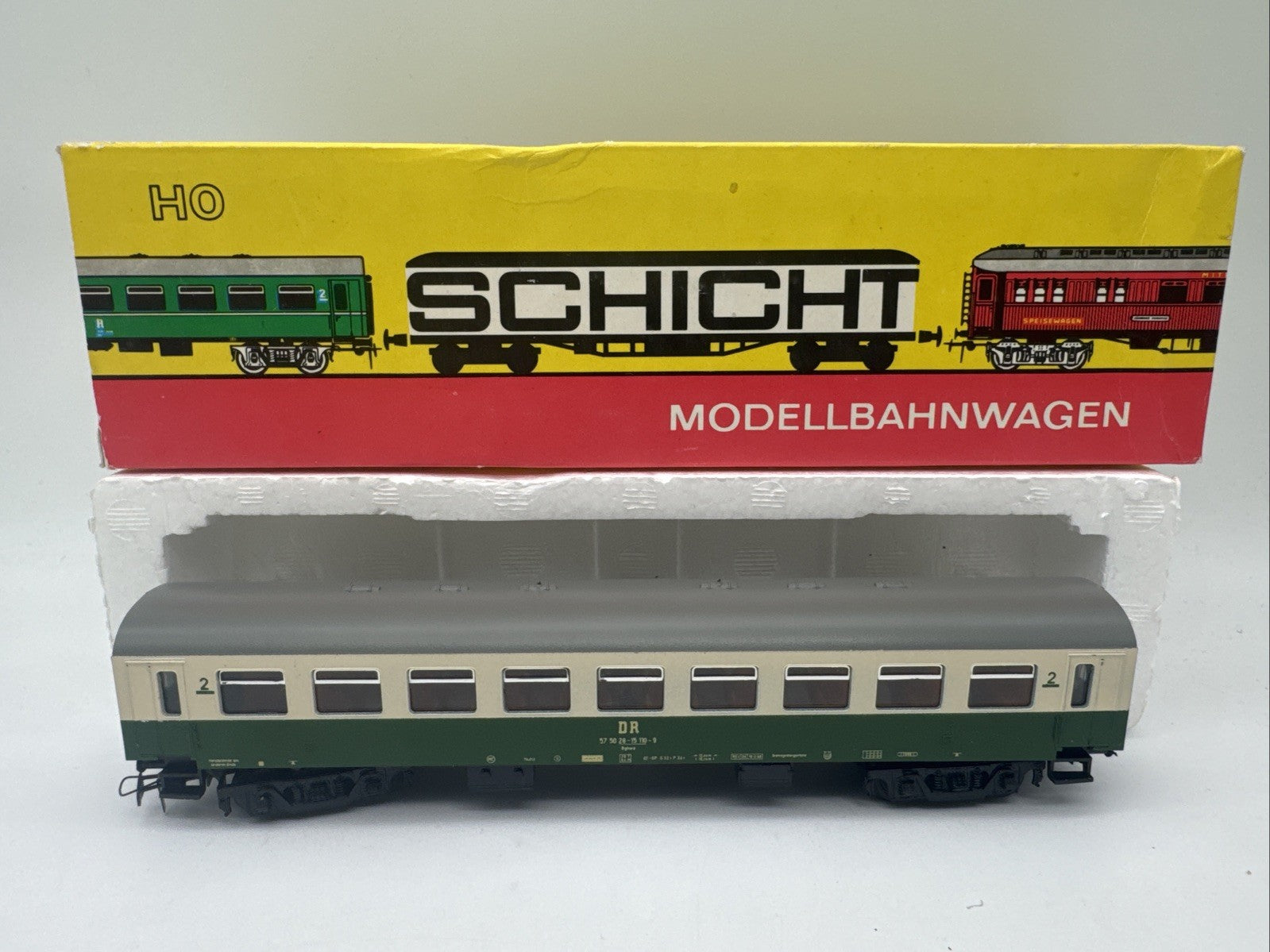 Schicht Prefo H0 5452522/426/00022 Rekowagen DR OVP Neuwertig Beleuchtet
