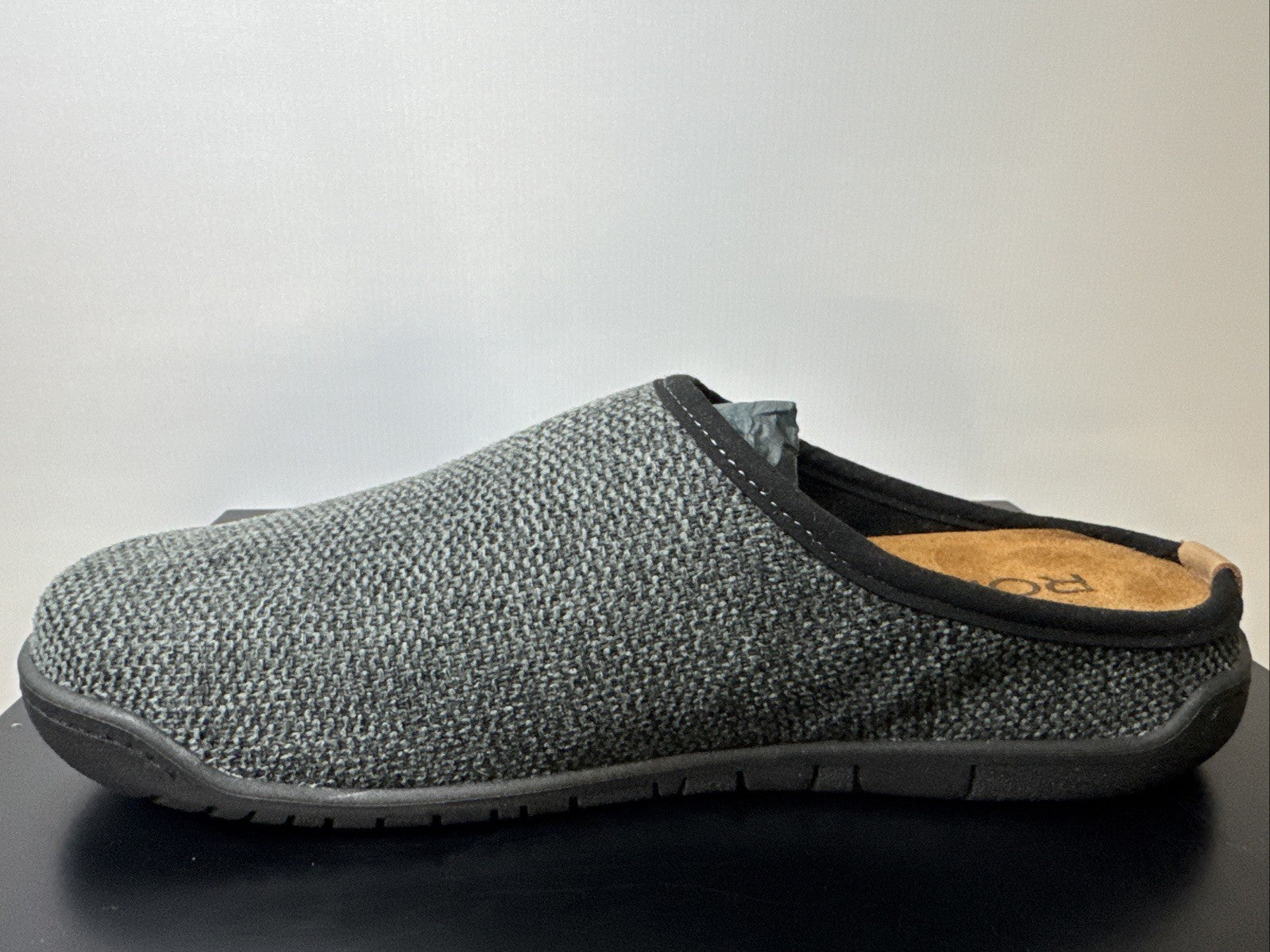 Rohde Herren Filz Pantolette Gr. 39 Fog Pantoffel 6652