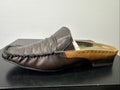 Jana Slipper Gr. 4 Damen Slip On Leder Braun  