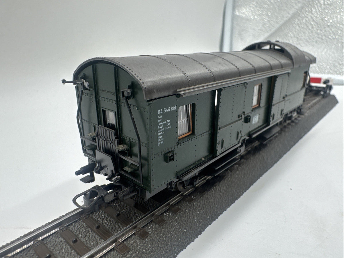 Roco Gepäckwagen 114 546 DB H0 Modelleisenbahn Anhänger Waggon #763