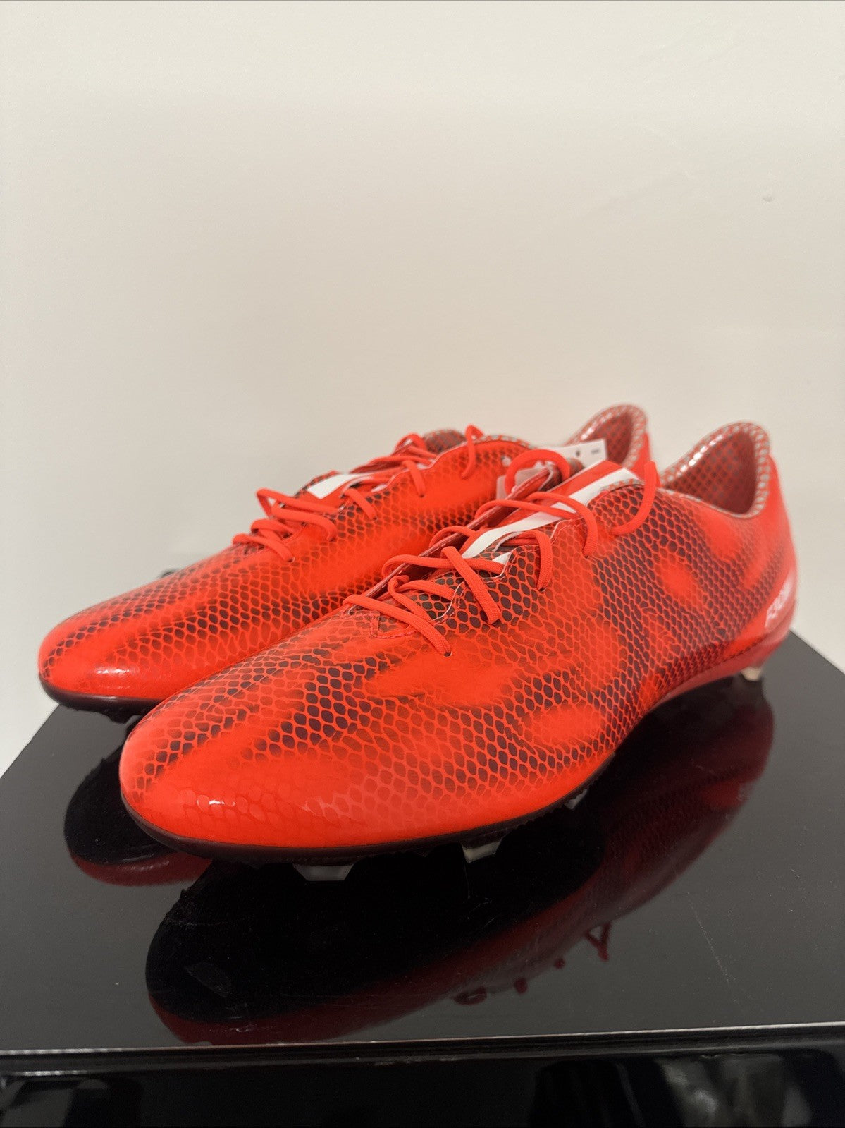 2014 Adidas F30 FG Rot Pro B34856 Vintage Größe 47 1/3 UK 12