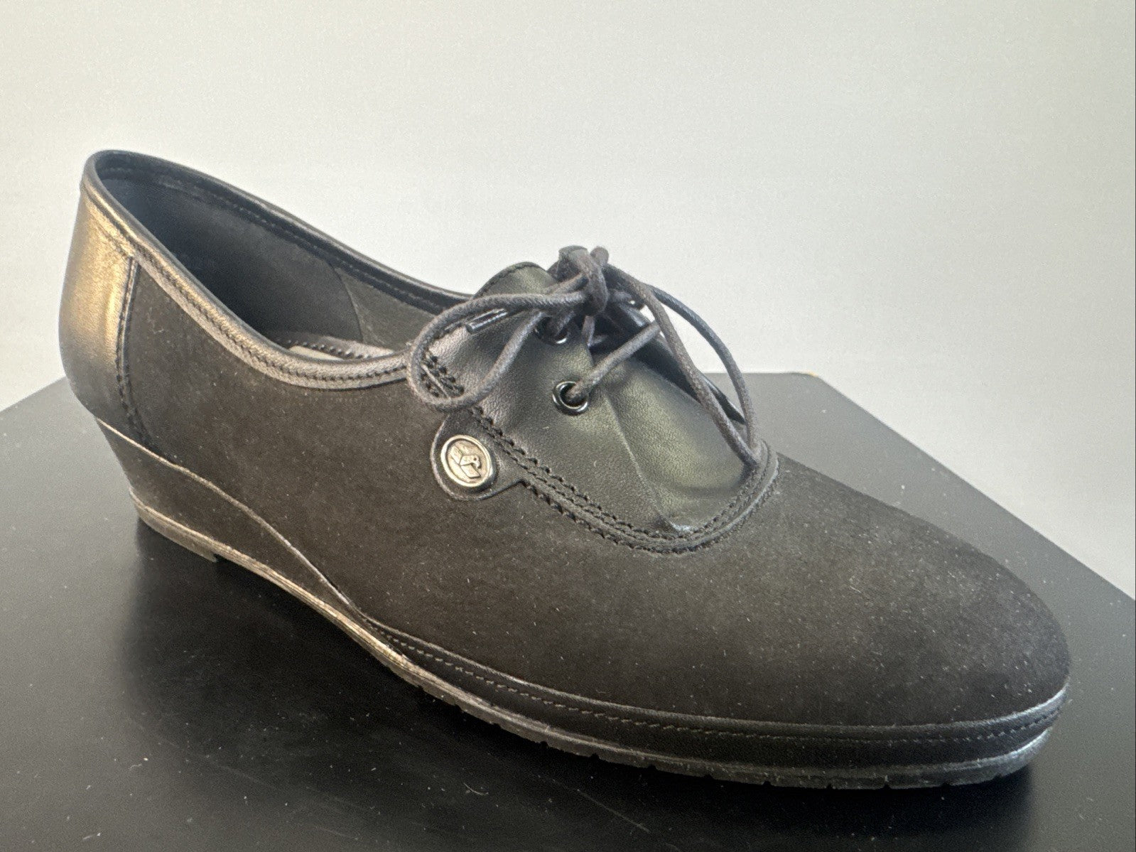 Kranich Halbschuh Gr. 4,5 Damen Leder 