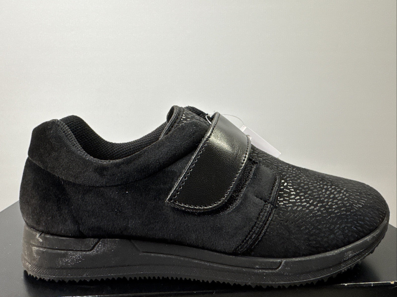 Fischer Markenschuh Gr. 37 Damen Halbschuh Schwarz Leder