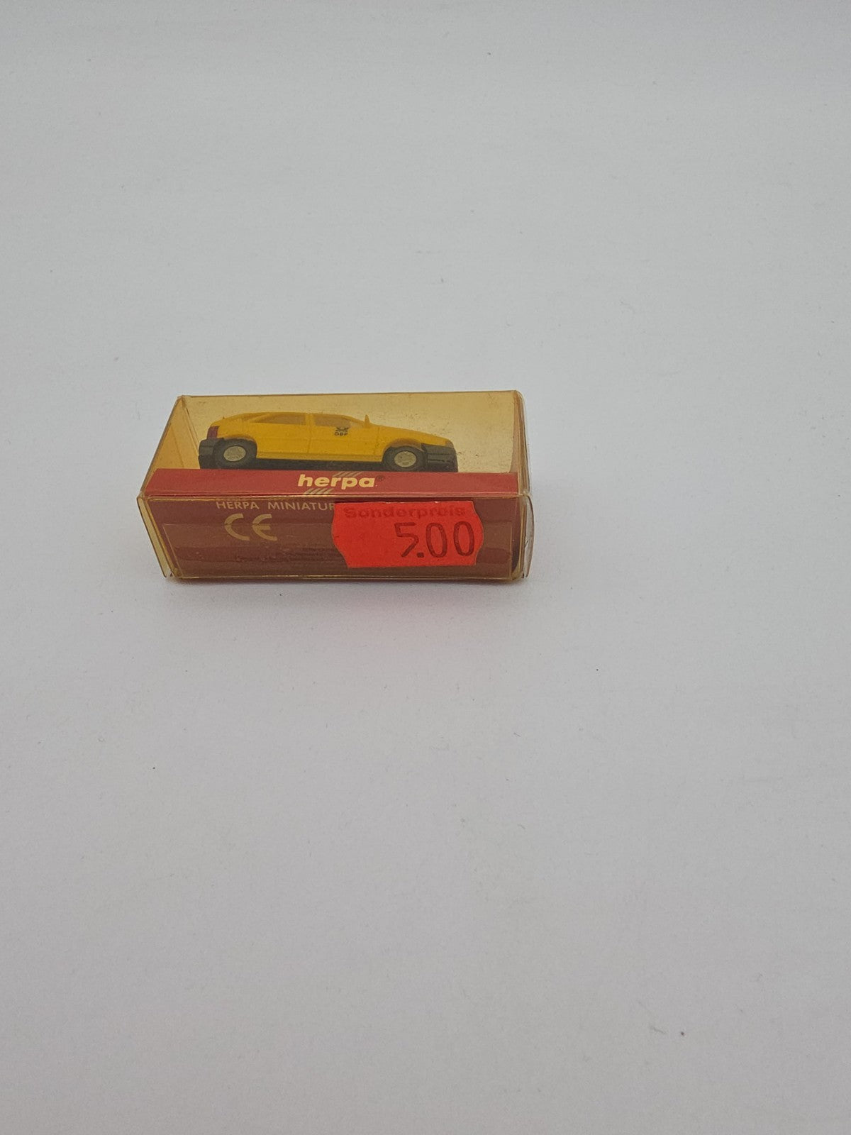 Herpa H0 1:87 DBP Bundespost PKW gelb OVP Präzisionsmodell