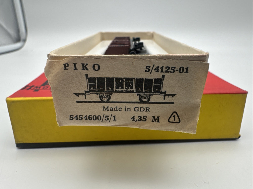 DDR Modellbahn - Spur N - Güterwagen rotbraun - PIKO 5/4125-01 mit OVP