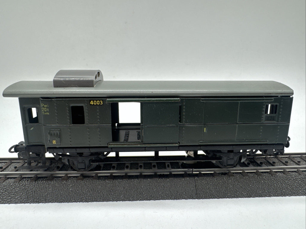 Märklin H0 4003/6 Gepäckwagen Top Modellbahn Klassiker Beleuchtet #655