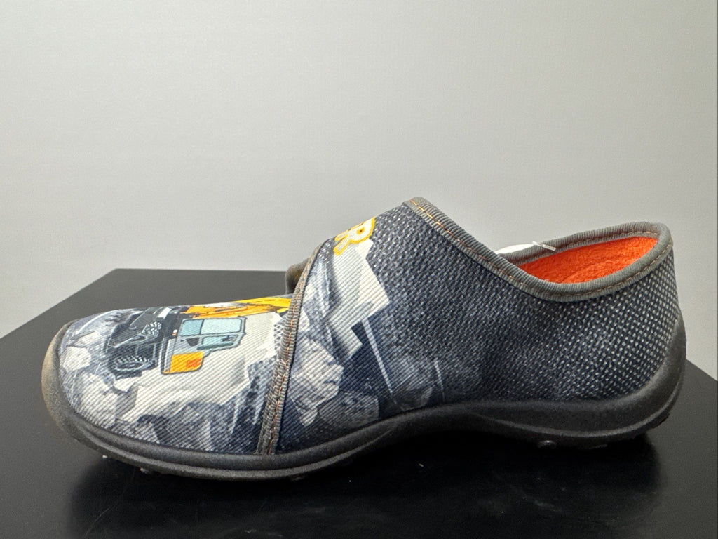 Fischer Hausschuh Jungen Gr. 34 Pantoffel 
