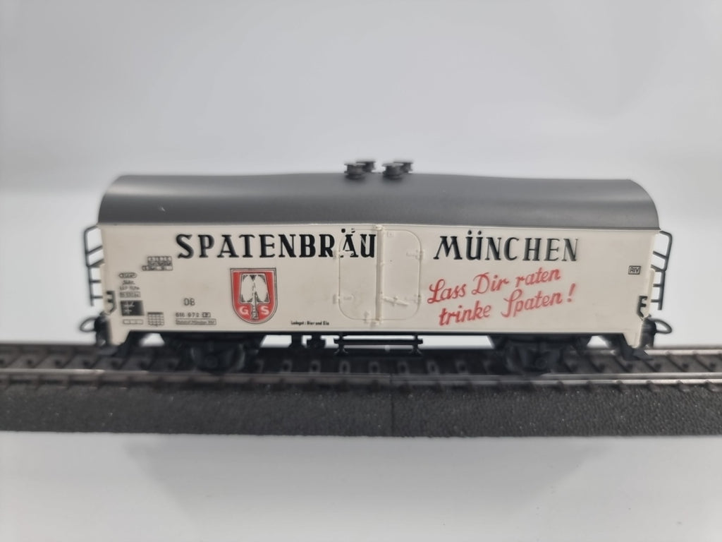 Märklin Bierwagen mit Brh Spatenbräu München weiß DB