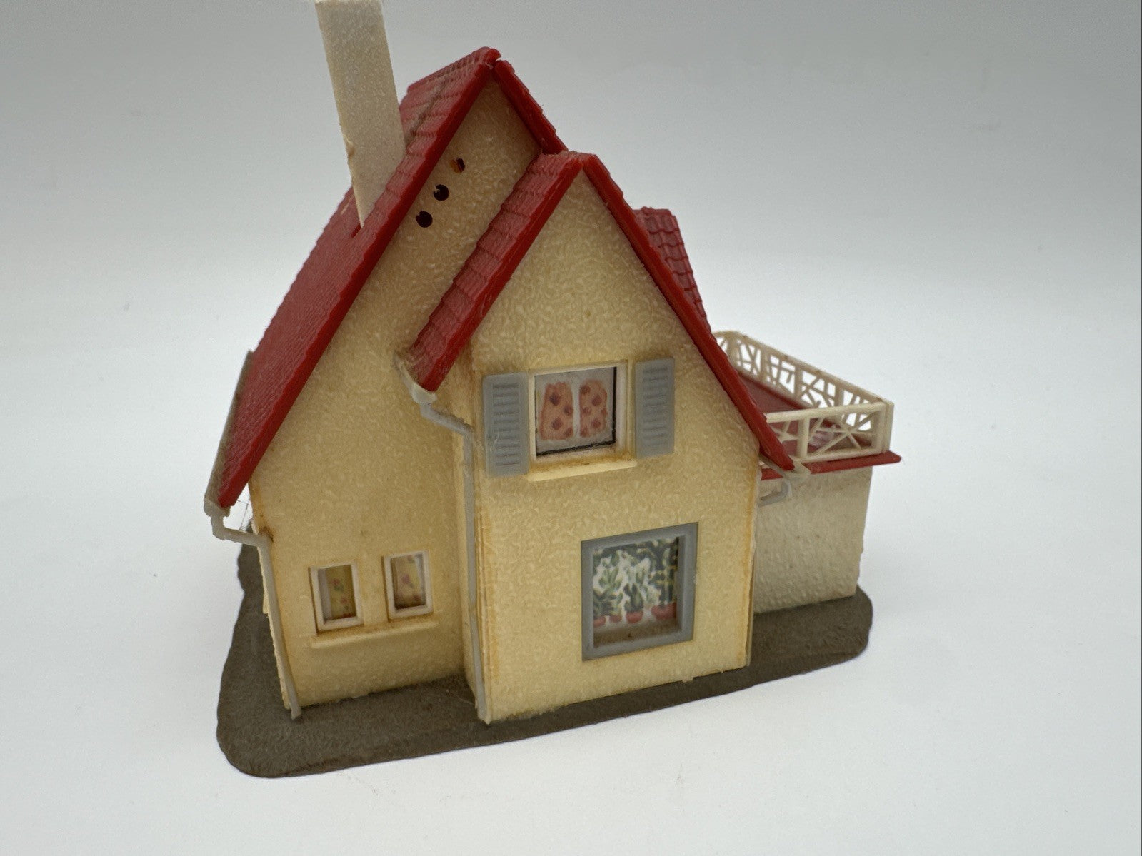FALLER B-209 H0 EINFAMILIENHAUS MIT TERRASSE fertig gebaut SAMMLER VINTAGE 