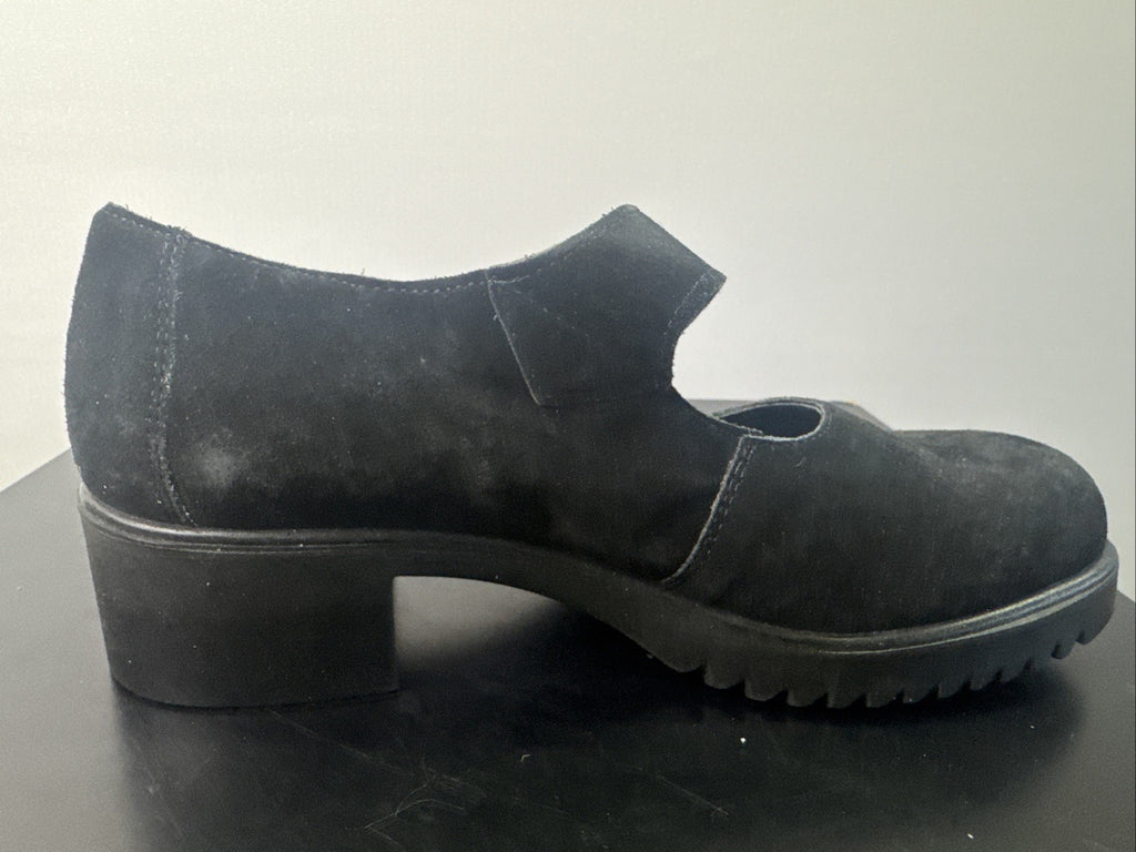 Rixx Damenschuh Gr. 36 Pumps Leder Schwarz 
