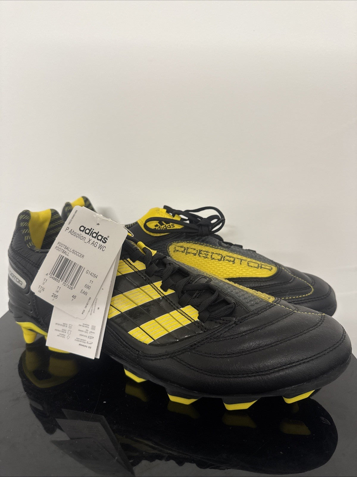 Adidas Predator Absolion X AG WC G14264 Fußballschuhe Eur 46 2/3 UK 11.5 2010