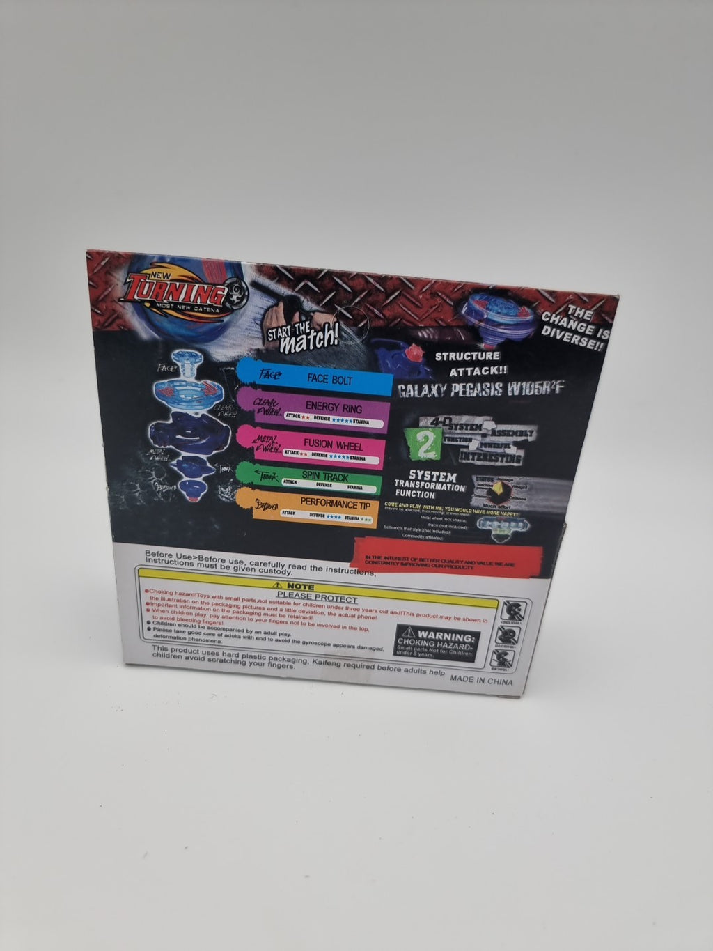 Takara Tomy Galaxy Pegasus W105R2F Metal Beyblades Metal Fusion Starter Set