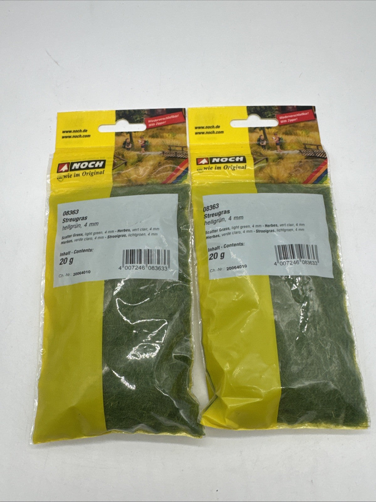 Streugras hellgrün, 4 mm, 20 g Noch 08363