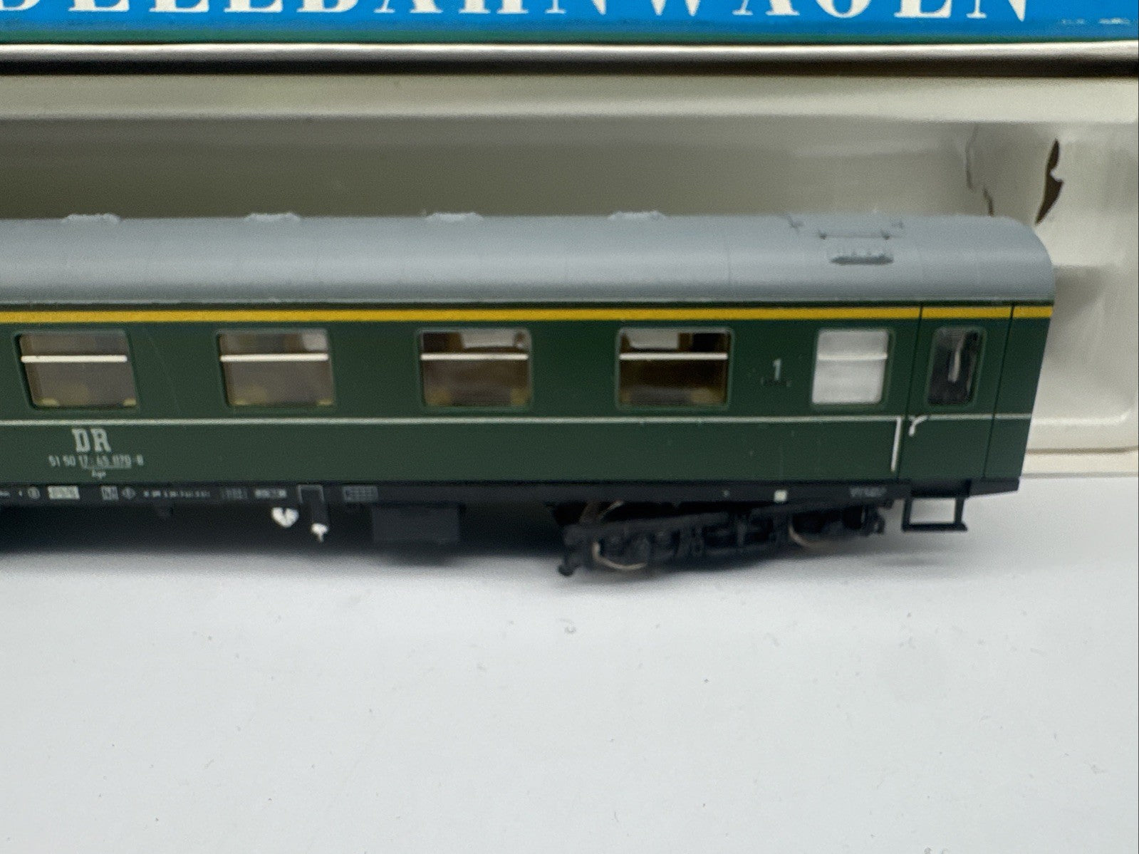 Piko H0 5/6507 Personenwagen Abteilwagen 1. Klasse 45 070-8 DR OVP