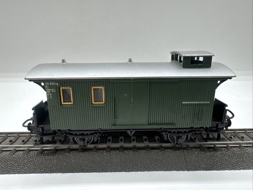Märklin 4038 - Gepäckwagen - 116 910 Stg - grün/grau - H0 HO 1:87 #148