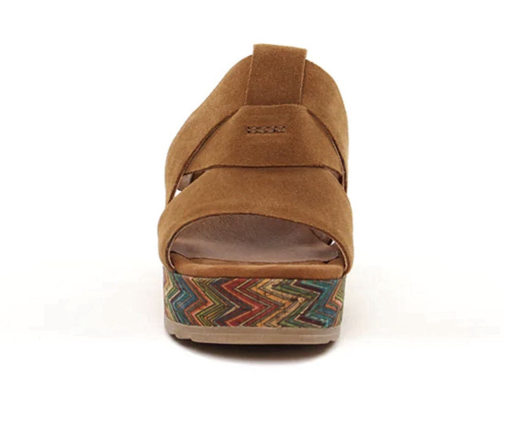 MARCO TOZZI Damen Pantolette Gr. 37 Slipper Sandale Sandalette Keilsandale