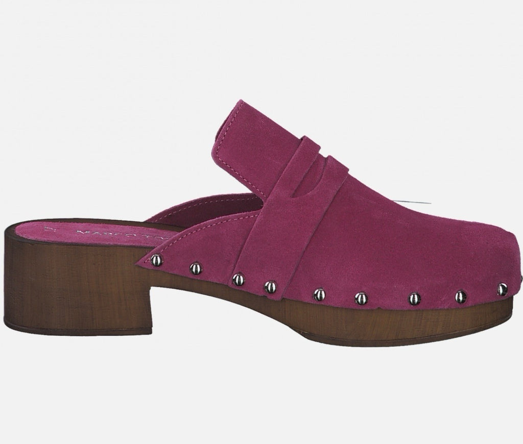 Marco Tozzi Damen Cloqs Pantolette Gr. 39 Fuxia
