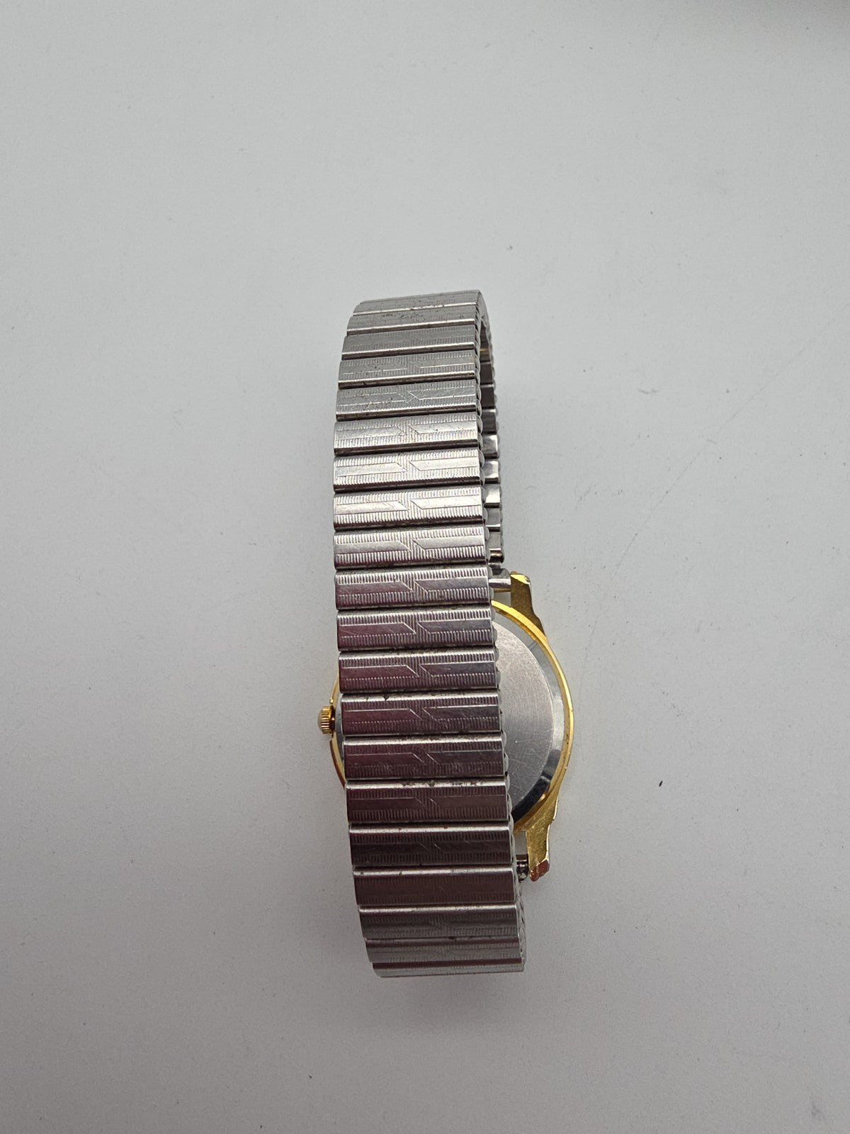 Blumen Herren Armbanduhr Quarz – Flexband – Klassisch – Gold/Silber