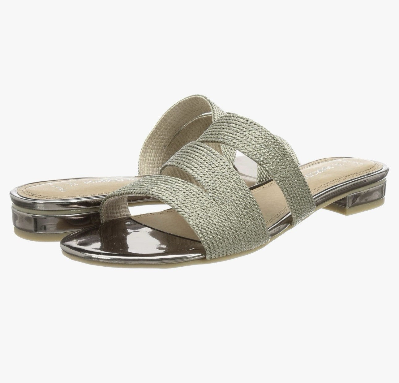 MARCO TOZZI Damen Pantolette Gr. 36 Slipper Sandale Sandalette