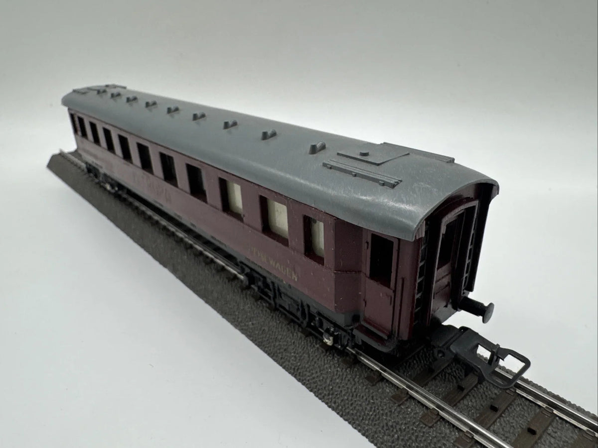 Spur H0 DDR PIKO ALT D-Zug Wagen Mitropa Speisewagen Rot Personenwagen #65