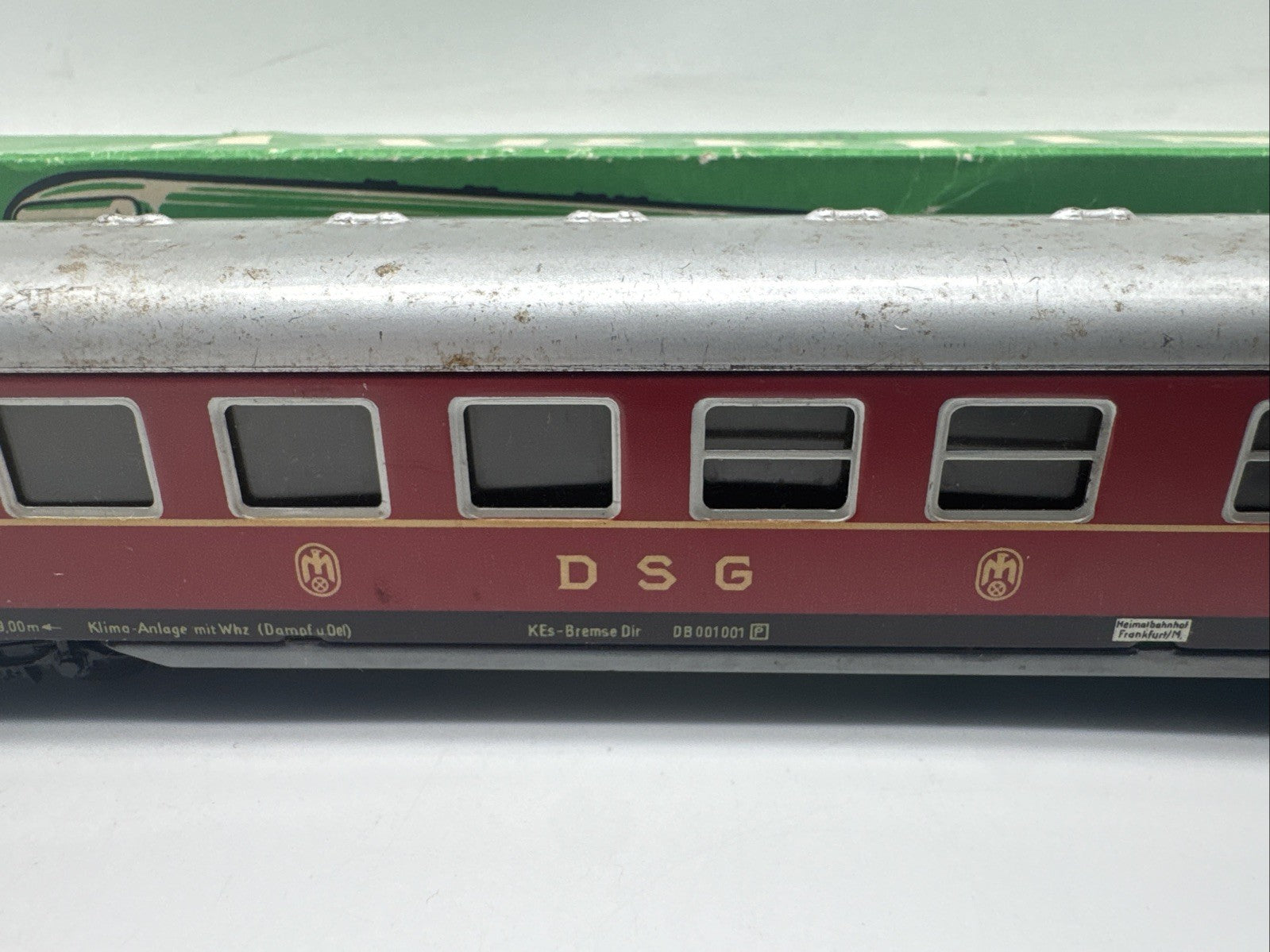 Märklin - H0 - 4024 - Speisewagen der DB rot - OVP