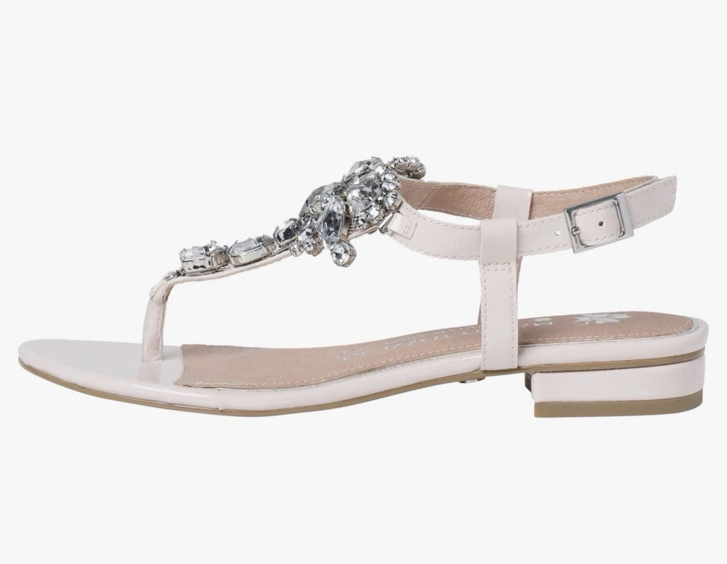Marco Tozzi Damen Gr. 36 T-Spangen Sandalen Zehentrenner Sandalette Saffron