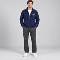 Joging Zipper, Gr. L, Blau, Mischgewebe