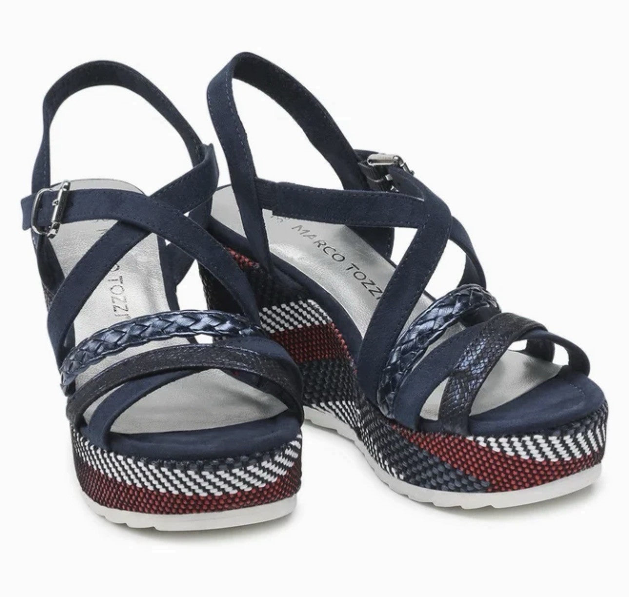 MARCO TOZZI Damen  Gr. 41 Pantolette Slipper Sandale Sandalette Keilsandale