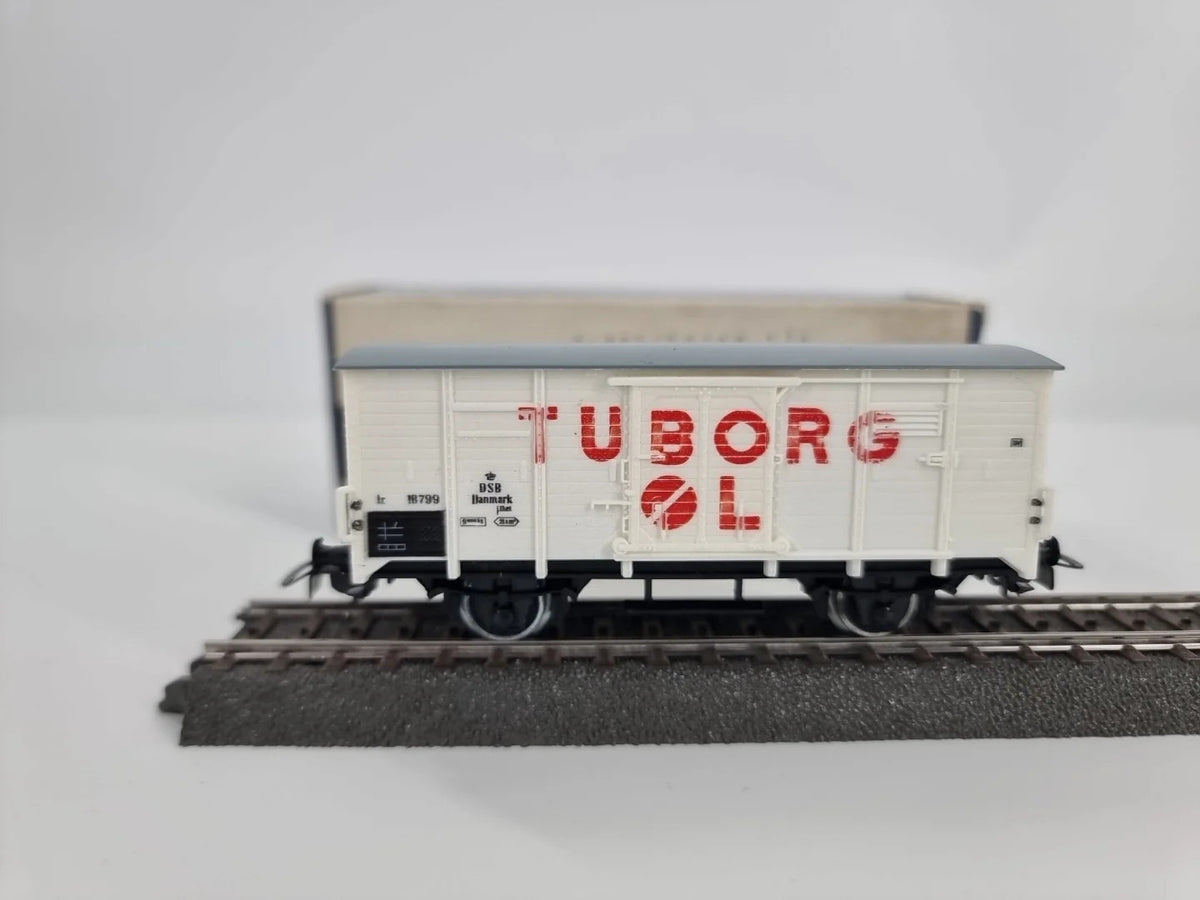 Piko Gedeckter Güterwagen Tuborg OL - DSB Danmark - H0-neuwertig In OVP-