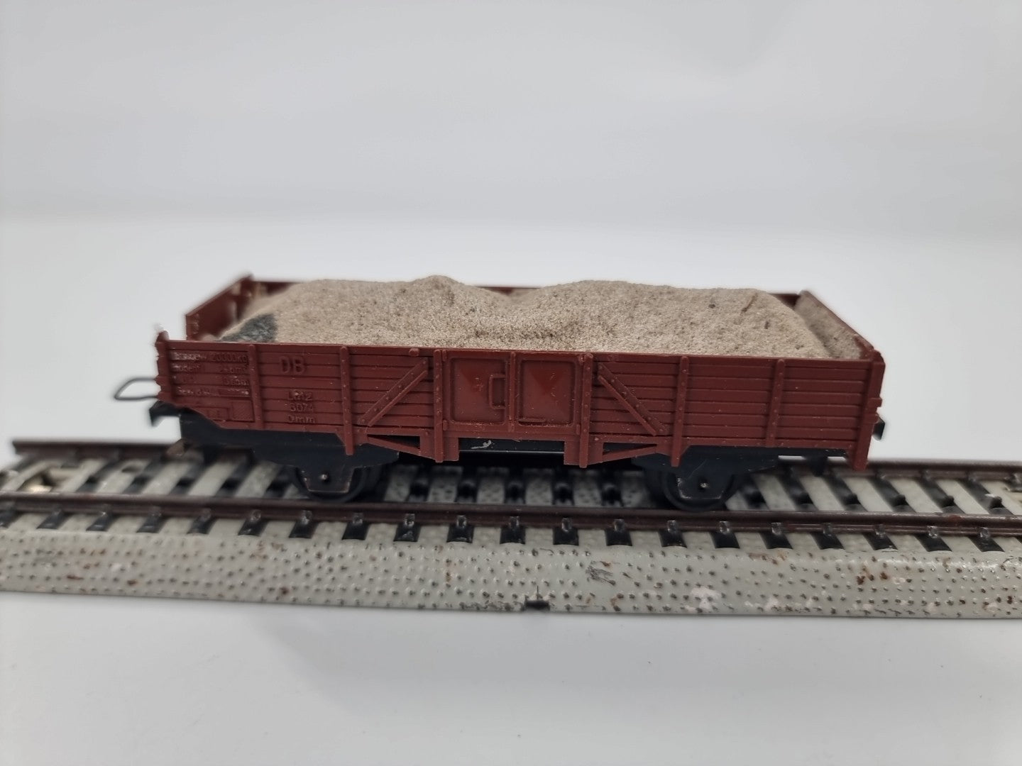 Trix Express 3451 H0 Güterwagen Niederbordwagen DB Linz 6074 