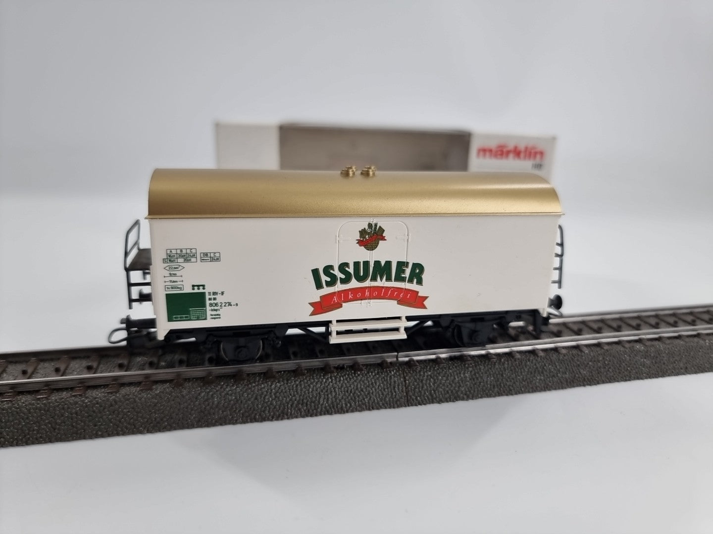 Märklin 91005 H0 Bierwagen Issumer Alkoholfrei DB mit OVP