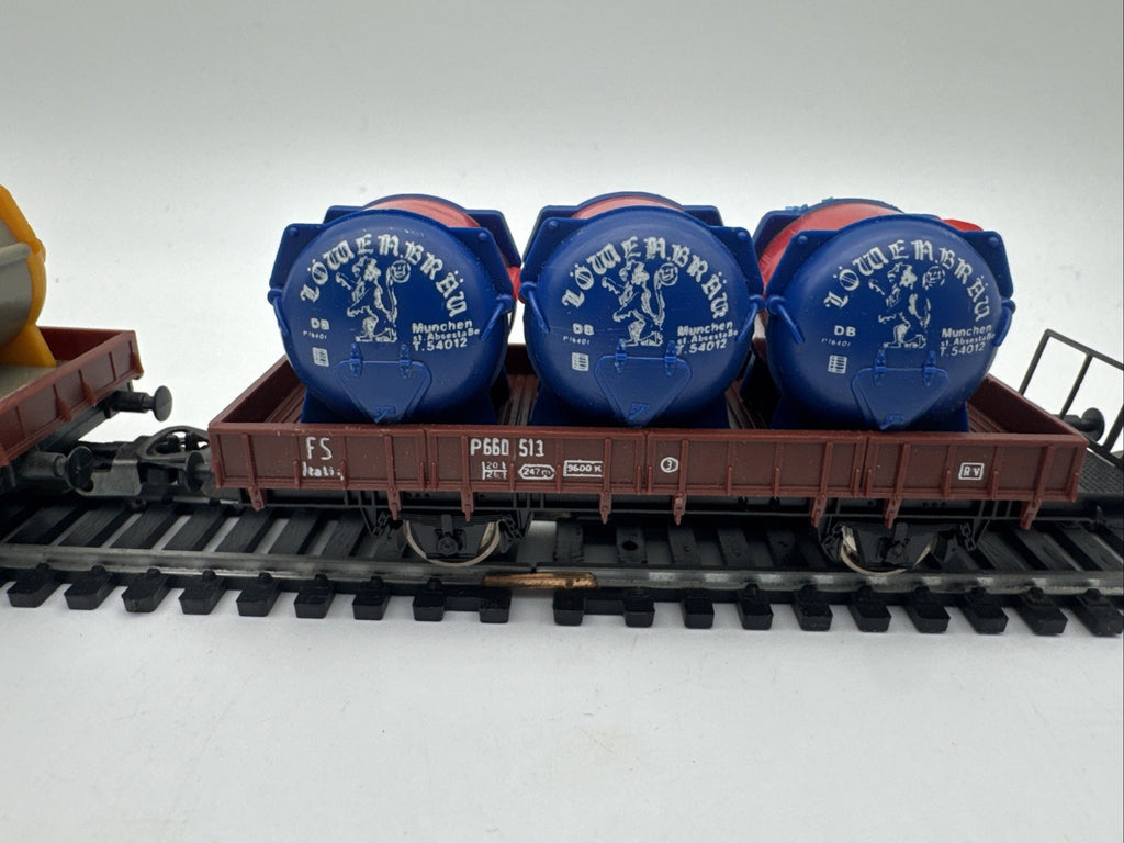 Lima H0 offener Güterwagen Löwenbräu & Dinkelacker Biere Set