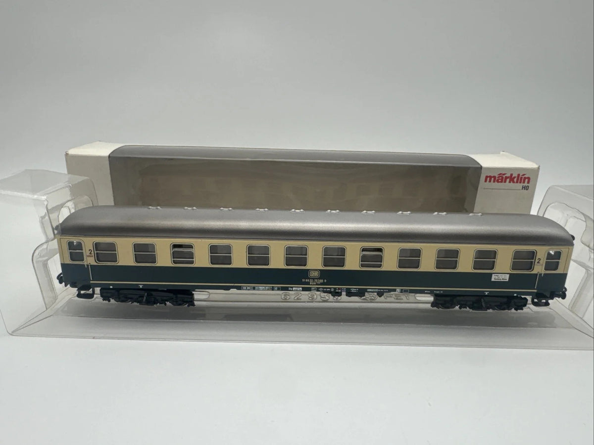 Märklin - 4112 - H0 - Reisezugwagen DB 2. Klasse - Personenwagen - OVP Top
