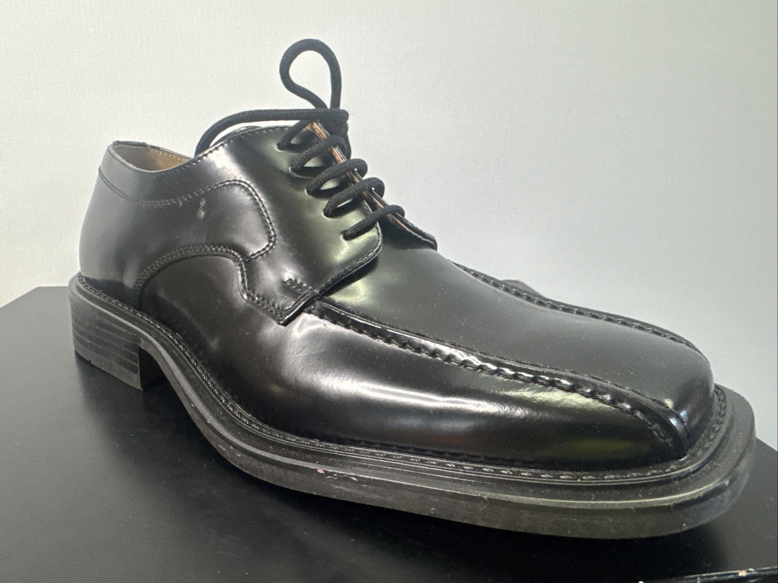 Mc Shoe Herren Halbschuh Gr. 41 Leder Schwarz