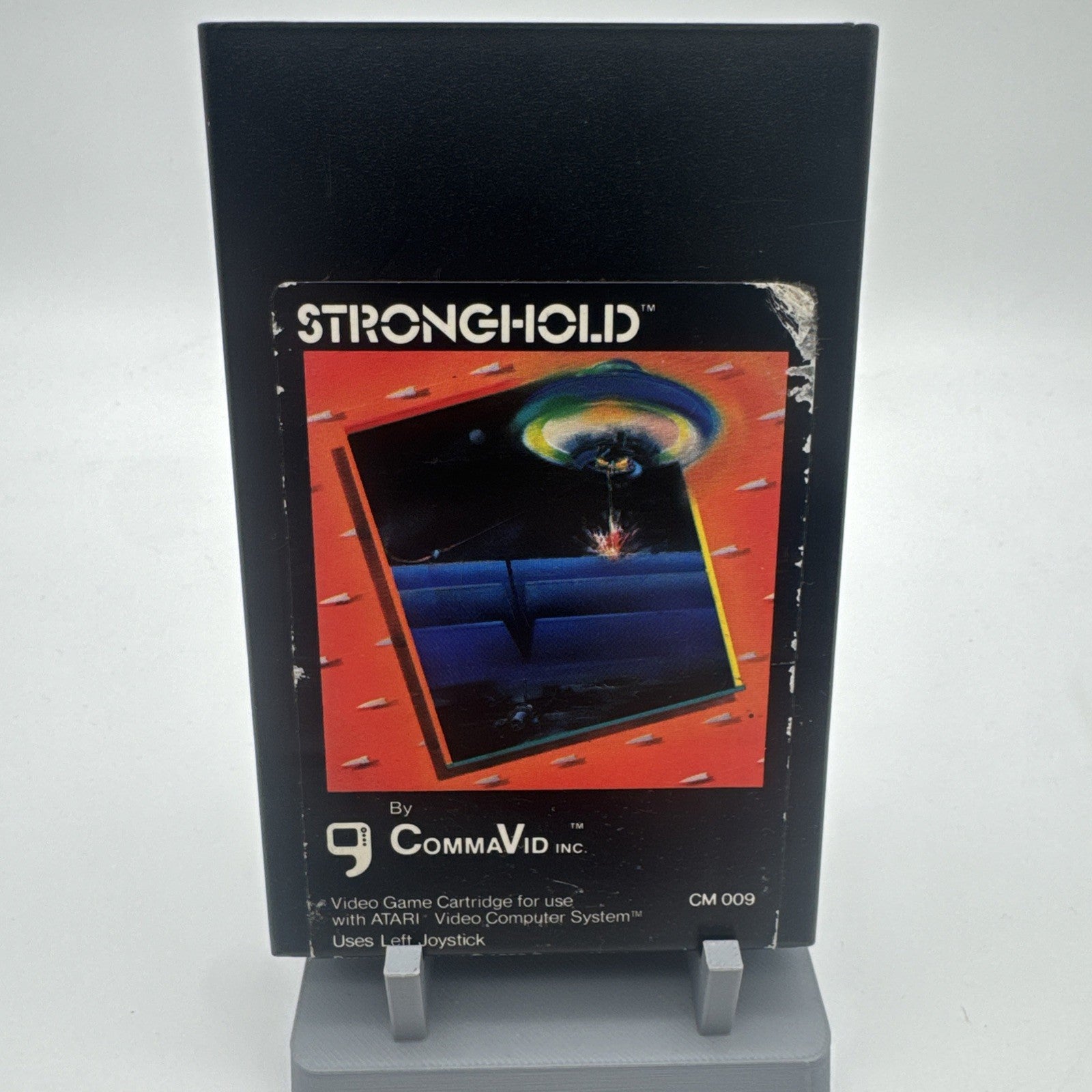 1983 Stronghold by CommaVid Inc. Cartridge w/ Atari 2600 VCS