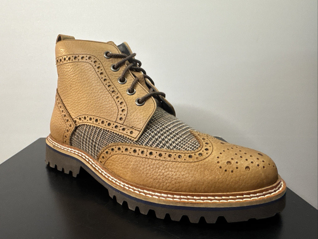 SIOUX Germany Herren Business Schuhe Bootie QUENDRON - 708 Braun Gr. 40 / 6,5