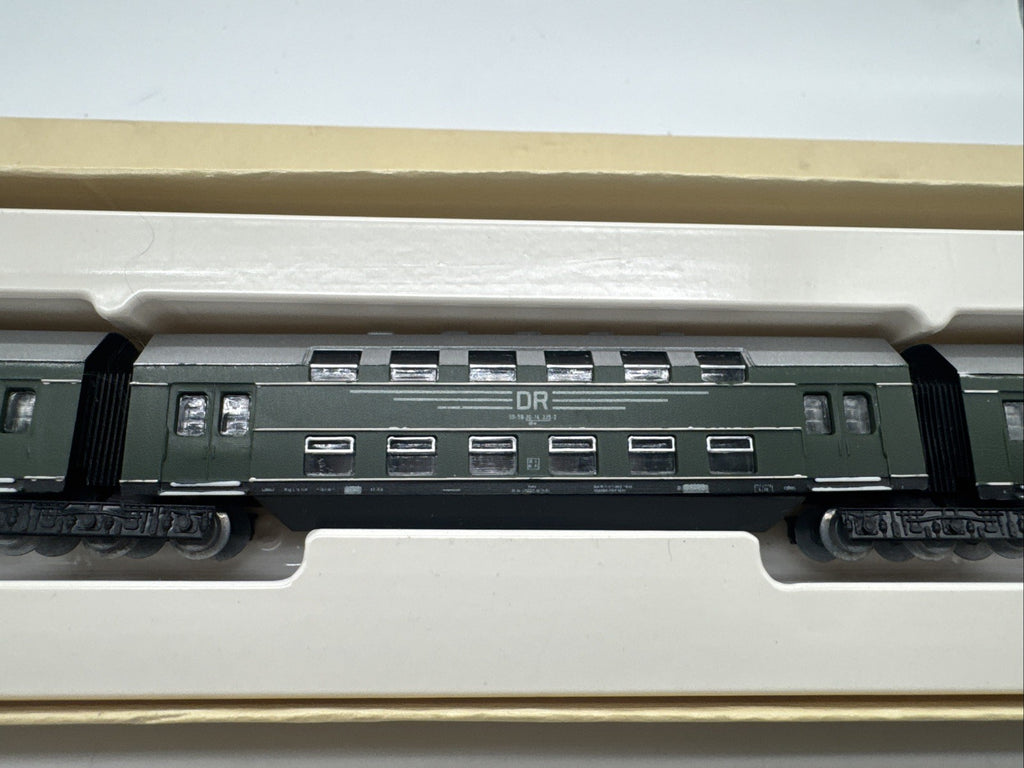 PIKO 4-tlg. Doppelstockwagen Doppelstockzug 50-50-26-14 DR 5/4136 Spur N OVP