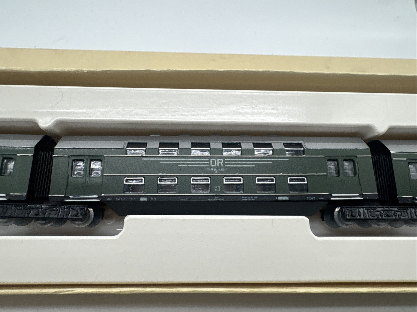 PIKO 4-tlg. Doppelstockwagen Doppelstockzug 50-50-26-14 DR 5/4136 Spur N OVP